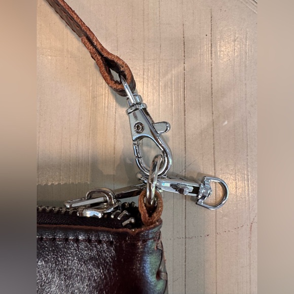 Hawaii Leather Cross Body Shoulder/Crossbody Bag – Brown Handmade Island Leather - Picture 10 of 16